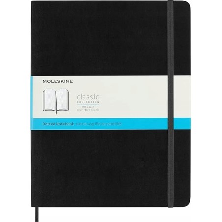 Outlet Notes Moleskine czarny 19 x 25cm 192 strony miękka okładka OPIS