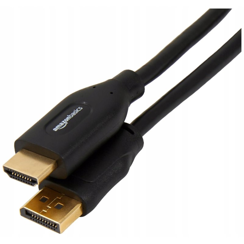 Amazon Basics Kabel do wyświetlacza DisplayPort na HDMI 1,83 m 4k@30Hz
