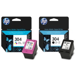 Outlet HP oryginalny tusz 304 Tri-colour N9K05A poj. 3 ml wydajność 100 str