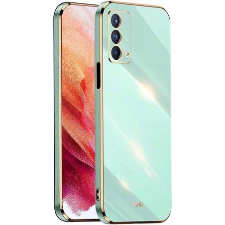 Outlet Etui do Oppo A74 5G / A54 5G ochronne etui z powłoką Plating TPU