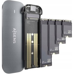 Outlet Obudowa na dysk M.2 Aisens Ultra Data ASM2-006GRY 5 Gbit/s max 2 TB