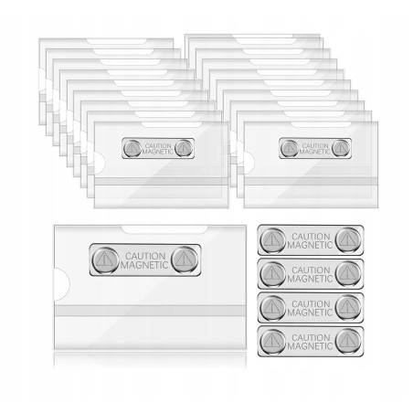Outlet Magnetyczny uchwyt na identyfikator Censen 3,5 x 2,1 cala 20 sztuk