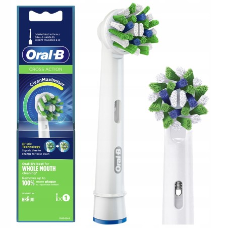 Oryginalna końcówka Oral-B Cross Action EB50-1 1 sztuka