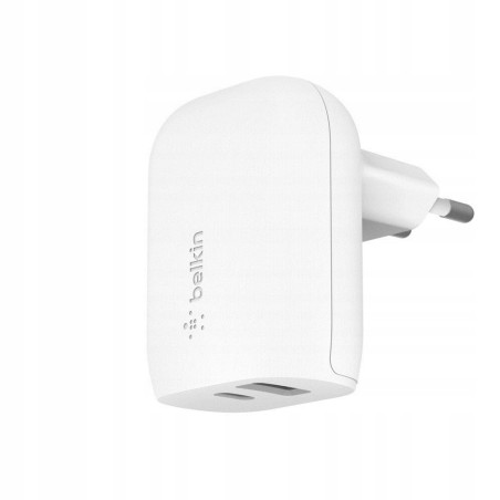 Outlet Ładowarka sieciowa Belkin USB typ C do Apple 3000 mA 5 V biały