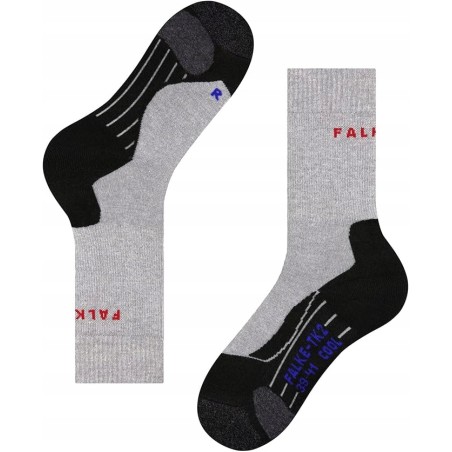 Skarpety trekkingowe za kostkę męskie Falke TK2 Cool szary r. 46-48