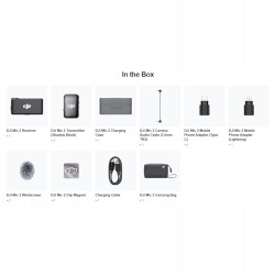 Outlet Zestaw mikrofonów bezprzewodowych DJI Mic 2 (2TX + 1RX + Charging