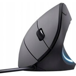 Outlet Mysz przewodowa Trust Verto Czarna 1600 dpi dł. przewodu 1.5 m