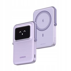Outlet Powerbank magnetyczny 5000mAh Ugreen Uno PB571 USB-C fioletowy