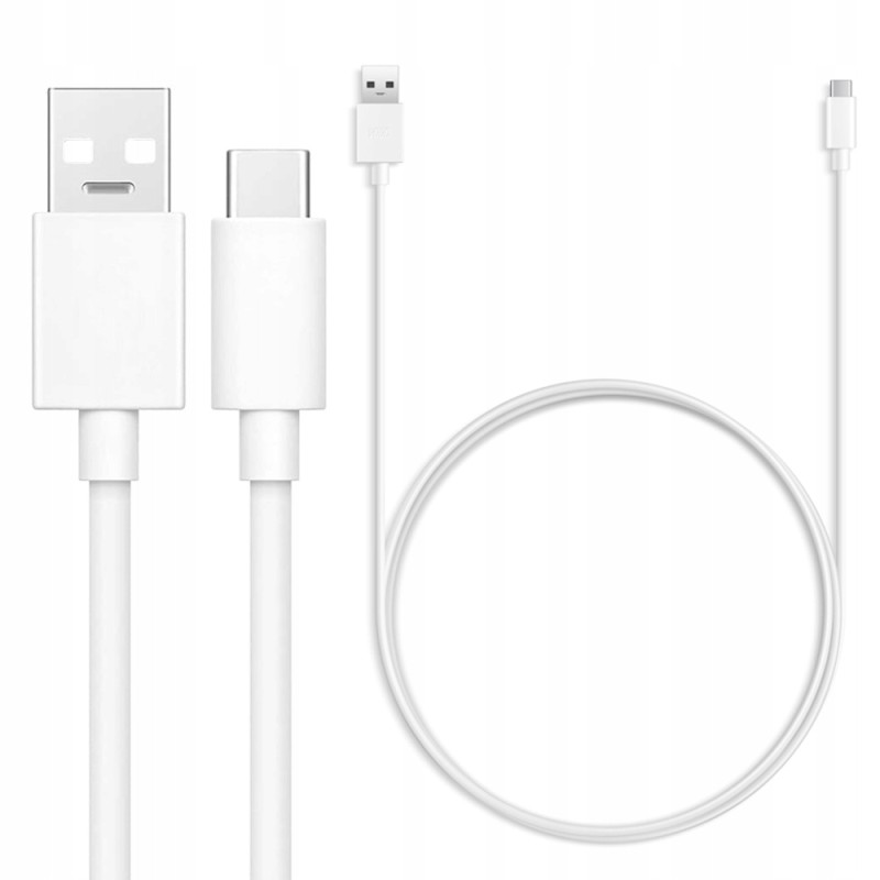 Outlet Kabel OPPO VOOC USB A - USB typ C dł. 1 m biały DL129 max 8 A