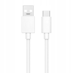 Outlet Kabel OPPO VOOC USB A - USB typ C dł. 1 m biały DL129 max 8 A