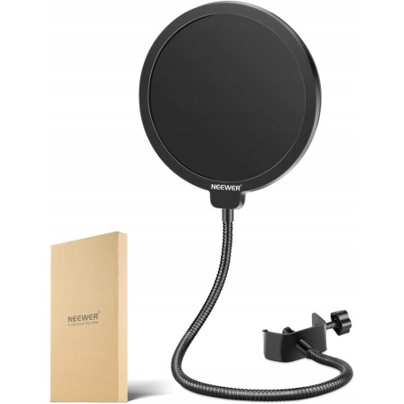 Outlet Neewer Profesjonalna osłona filtra pop do mikrofonu dwuwarstwowy