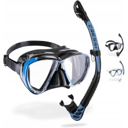 Outlet Maska do nurkowania okulary, z rurką Cressi combo czarny