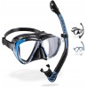Outlet Maska do nurkowania okulary, z rurką Cressi combo czarny