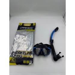 Outlet Maska do nurkowania okulary, z rurką Cressi combo czarny