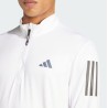 Outlet E4100 ADIDAS BLUZA SPORTOWA BIAŁA Own the Run Half-Zip R.L