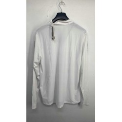 Outlet E4100 ADIDAS BLUZA SPORTOWA BIAŁA Own the Run Half-Zip R.L