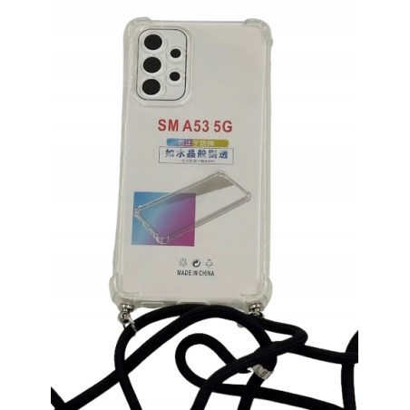 Outlet etui ochronne ze smyczka do Samsung Galaxy A53 5G + szkło hartowane