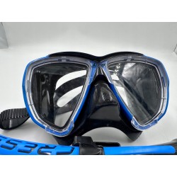 Outlet Maska do nurkowania okulary, z rurką Cressi combo czarny