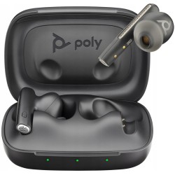 Outlet Słuchawki douszne POLY Voyager Free 60 Czarny Bluetooth zasięg 30 m
