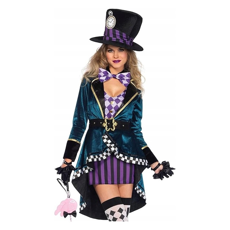 Outlet Leg Avenue Kostium Kobiety Delightful Hatter rozmiar M Outlet Leg Avenue Kostium Kobiety Delightful Hatter rozmiar M