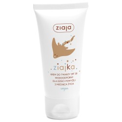 Ziajka krem do twarzy dla dzieci Spf30 +3m ochronny wodoodporny wegańśki