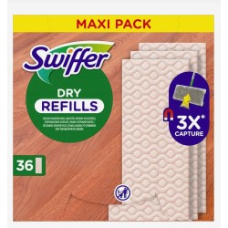 SWIFFER ŚCIERKI SUCHE DO DREWNA PARKIETU WKŁADY DO MOPA 36szt