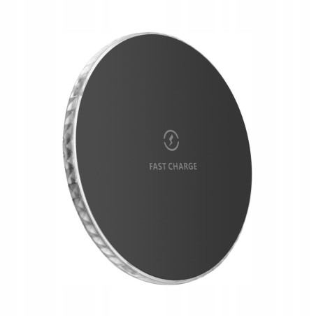Wireless Fast Charger 15w Charging Pad QC 3.0 for Samsung Case Black