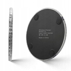 Wireless Fast Charger 15w Charging Pad QC 3.0 for Samsung Case Black