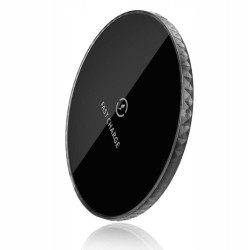 Wireless Fast Charger 15w Charging Pad QC 3.0 for Samsung Case Black