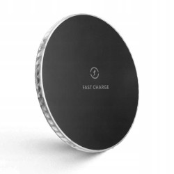 Wireless Fast Charger 15w Charging Pad QC 3.0 for Samsung Case Black
