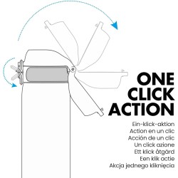 Outlet Ion8 szczelna butelka na wodę 500ml, bez BPA, OneTouch 2.0,