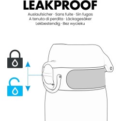 Outlet Ion8 szczelna butelka na wodę 500ml, bez BPA, OneTouch 2.0,