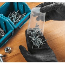 HOGERT HT5K774-L RĘKAWICZKI NITRYLOWE JEDNORAZOWE CZARNE 100 SZTUK R. L