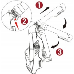 Outlet Maska do nurkowania pełnotwarzowa khroom Seaview X czarny