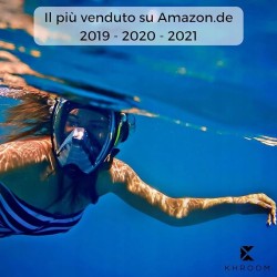 Outlet Maska do nurkowania pełnotwarzowa khroom Seaview X czarny