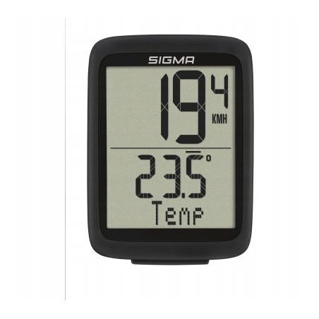 USZKODZONY Licznik rowerowy przewodowy Sigma Sport BC 10.0 WR 1.9cali