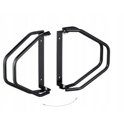 Outlet Wieszak ścienny na rower Relaxdays 100 kg czarny