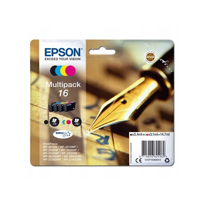 Tusz do drukarek Epson C13T16264012 zestaw Multipack