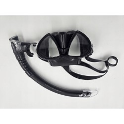 Outlet Zestaw do nurkowania Cressi OCEAN VIP SET czarny Szkło hartowane