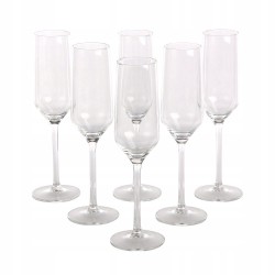 Kieliszki do szampana, prosecco Altom Design Rubin 220 ml 6 szt. bezbarwne