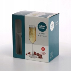 Kieliszki do szampana, prosecco Altom Design Rubin 220 ml 6 szt. bezbarwne