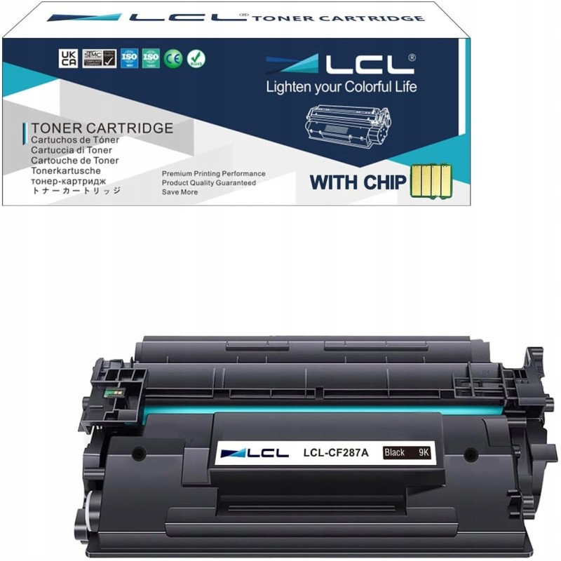 Outlet Regenerowany toner 87A CF287A czarny do HP LaserJet Enterprise 9000