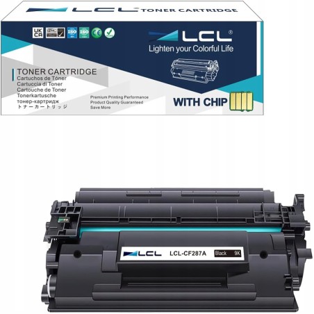 Outlet Regenerowany toner 87A CF287A czarny do HP LaserJet Enterprise 9000