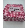 Outlet Papierowe serwetki Talking Tables 33x33 cm w czerwoną kratkę 100