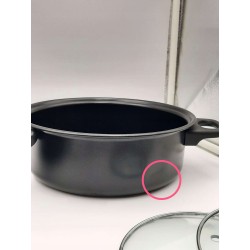 Outlet Zestaw garnków Herzberg szklane 13 el.