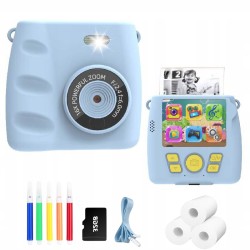 Outlet Aparat Bedee instant print camera niebieski