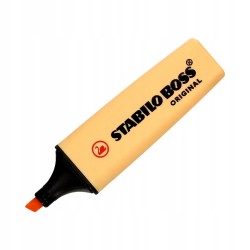 Outlet ZAKREŚLACZ STABILO BOSS Subtelny pomarańczowa 1 szt do szkoły big