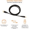 AmazonBasics 7HUA kabel USB długość kabla 1,8 m 2.0 USB A USB B do drukarki