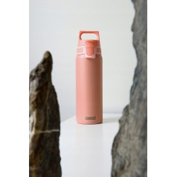 Outlet Stalowa butelka SIGG Shield One 0,75 l różowa