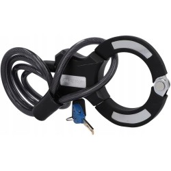 Outlet FISCHER RK120/10 Zamek, zapięcie rowerowe z obejmą, kajdankami 120